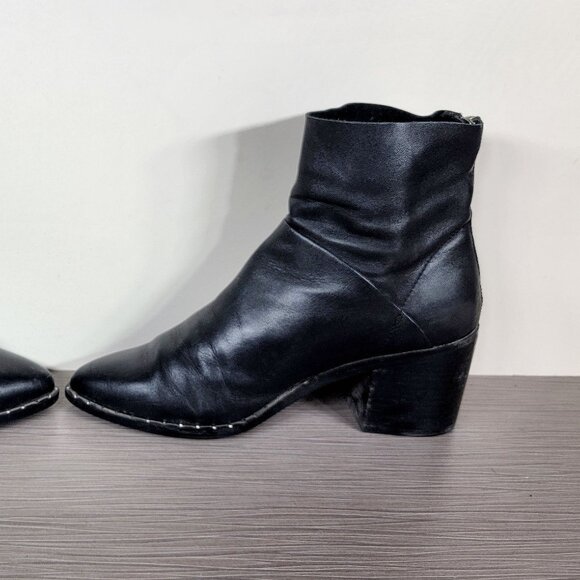 Treasure & Bond Farrah Studded Bootie, Black Leather, Womens Size 8 M - Picture 9 of 15